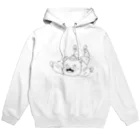 凡人のあっきのスカイダイビングするクマ Hoodie