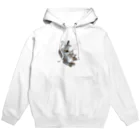 26giの花じゃれねこ Hoodie