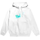 さばかんの青光りねこ Hoodie