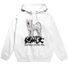 オリジナル工房プリントンの紀州犬 前面プリント＜淡色＞ Hoodie