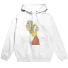 sacco_in offical goodsの風船と少女　Girl with Balloon Hoodie