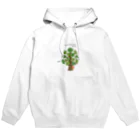 illustration akko shopの木のうしろからこんにちは。 Hoodie