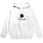 Mattako storeのMattako シルエットロゴ付きパーカー Hoodie