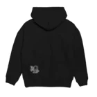 イカぽんちのグレーバック Hoodie:back