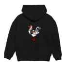 ワダリョータローのPUNKSニワトリ Hoodie:back