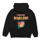 BrightのBright.0101ロゴ パーカーの裏面