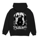 gelgelgelgeの土佐犬 Hoodie:back