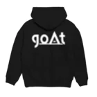 goAtのgoAtオリジナルグッズ：ブラック Hoodie:back