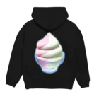 脂身通信Ｚのソフトクリーム（ストロベリーとバニラ）_220904 Hoodie:back