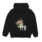 ほっかむねこ屋（アトリエほっかむ）のねこじゃらし Hoodie:back