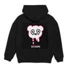 ばたんきゅまshopʕ×ᴥ×ʔのとろけるばたんきゅま Hoodie:back