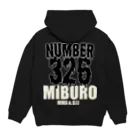 No.326のドロドロ№326−B Hoodie:back