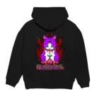 黒豆念珠會の猫阿弥陀仏(にゃむあみだぶつ) Hoodie:back