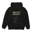 BRASS BReeZe Official StoreのBRASS BReeZeオリジナルパーカー(ベージュロゴ) パーカーの裏面