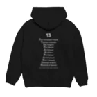 #wlmのLETTERS 13 Hoodie:back