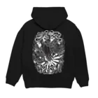 Y's Ink Works Official Shop at suzuriのCROW Hoodie:back