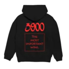 #wlmのPOINTS - 3900 Red Hoodie:back