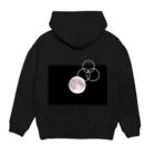 H4MのQuad Circle × Chusu-no-meigetsu Hoodie:back