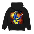 宇宙開発デザイン科の28世紀のギタリスト Hoodie:back