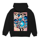 あしおとでつながろうプロジェクトのToknow　No.2024 Hoodie:back