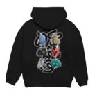 Parallel Imaginary Gift ShopのSUPER GEMS POWER（BLACK） Hoodie:back