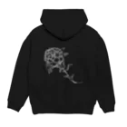 建築学生の部屋のrose Hoodie:back