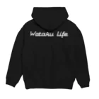 WotakuLifeの単推し　Wotaku Life Hoodie:back