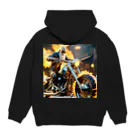 kinfanのバイクじじい Hoodie:back