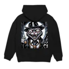 funny-itemsのパキる猫 Hoodie:back