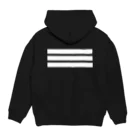 tBlockingの3stripe_focus_parker Hoodie:back