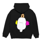 えーしょん【アザラシ・将棋】のポンポン桂（将棋） Hoodie:back