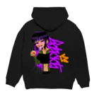 FS108(ファンタジスタ入れ歯)イラスト　絵描きの和彫りちゃん Hoodie:back