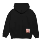 水墨絵師 松木墨善の墨羽根背面落款 Hoodie:back