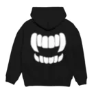 NO TALENTのtooth Hoodie:back