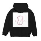 バーオカマザの私はそう、歩くゲイバー Hoodie:back