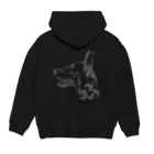 jeieiciのドーベルマンアート Hoodie:back