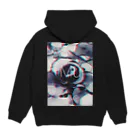 インクアート" Mu "shopの常に変わりゆく世界T Hoodie:back