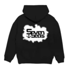 セブンシーズ Online StoreのSeven Seas 限定ロゴ（クラウド） Hoodie:back