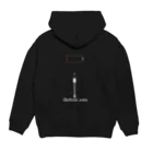 official_initiaのLow battery Hoodie:back