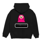 フトンナメクジのレトロゲーム - RETRO GAME Hoodie:back