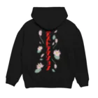 よしかわ よわのですとらくしょん(ロゴ入り) Hoodie:back