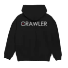 CRAWLERのCRAWLER ホワイトロゴ パーカーの裏面