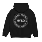 HYSDのHYSD サークルロゴ Hoodie:back