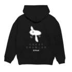 tachikoのクレイジークローラーしろ Hoodie:back