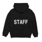 HYオンラインのSTAFF　白 Hoodie:back