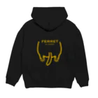 M&A withUのフェレのおちり Hoodie:back