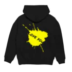 秋野のanthemロゴパーカー Hoodie:back