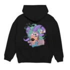 HElll - ヘル - のnightmare ロゴ&バックプリント Hoodie:back