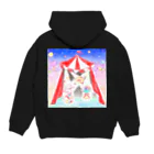 クマバチゴルフ倶楽部のクマバチとサーカス Hoodie:back