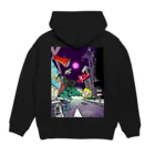 Silly's Clubのhip-hop Parker Hoodie:back